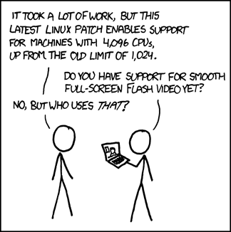 xkcd Supported Features